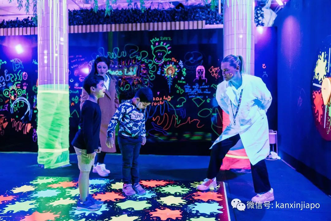 史莱姆、霓虹墙！澳洲儿童游乐场 Chaos Lab 登场新加坡，做次疯狂小小科学家