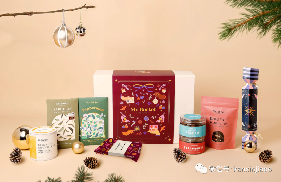 这间工坊可以自制巧克力圣诞树，有免费饮料还有各种礼盒等着你