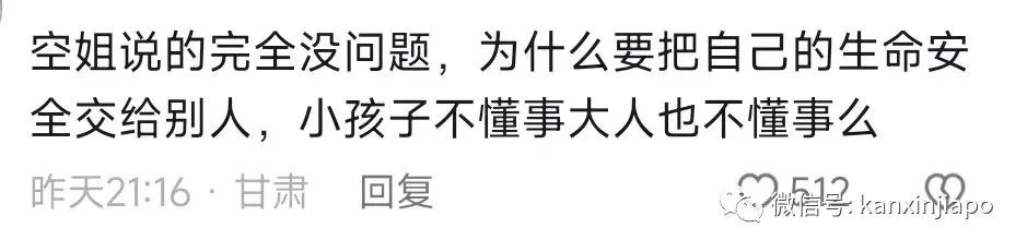 新加坡酷航空姐“教育”家长,是大快人心还是态度不好?
