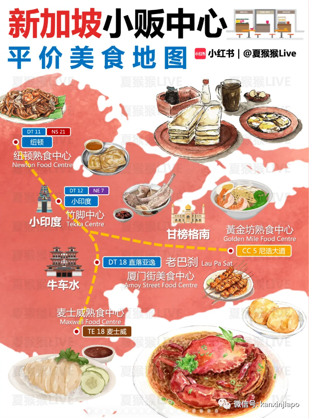 花小钱吃大餐!4-10新币吃遍新加坡小贩中心