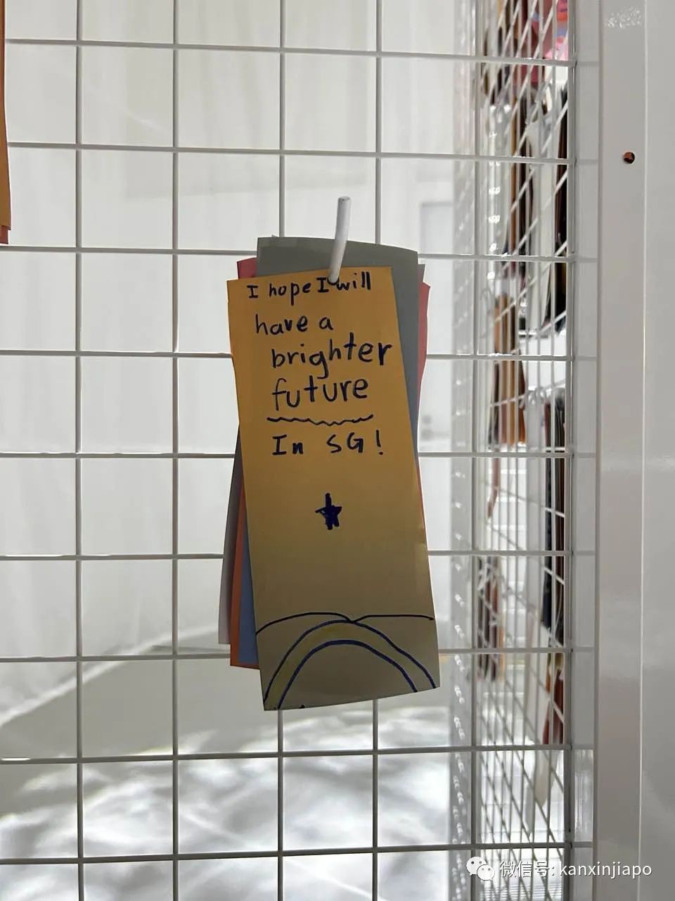 参观完李光耀纪念展，孩子说希望自己在新加坡有一个光明的未来