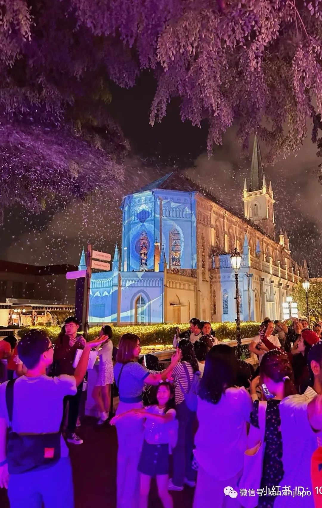 新加坡圣诞万人狂欢，乌节路首次封路办派对，全岛都“下雪”了！