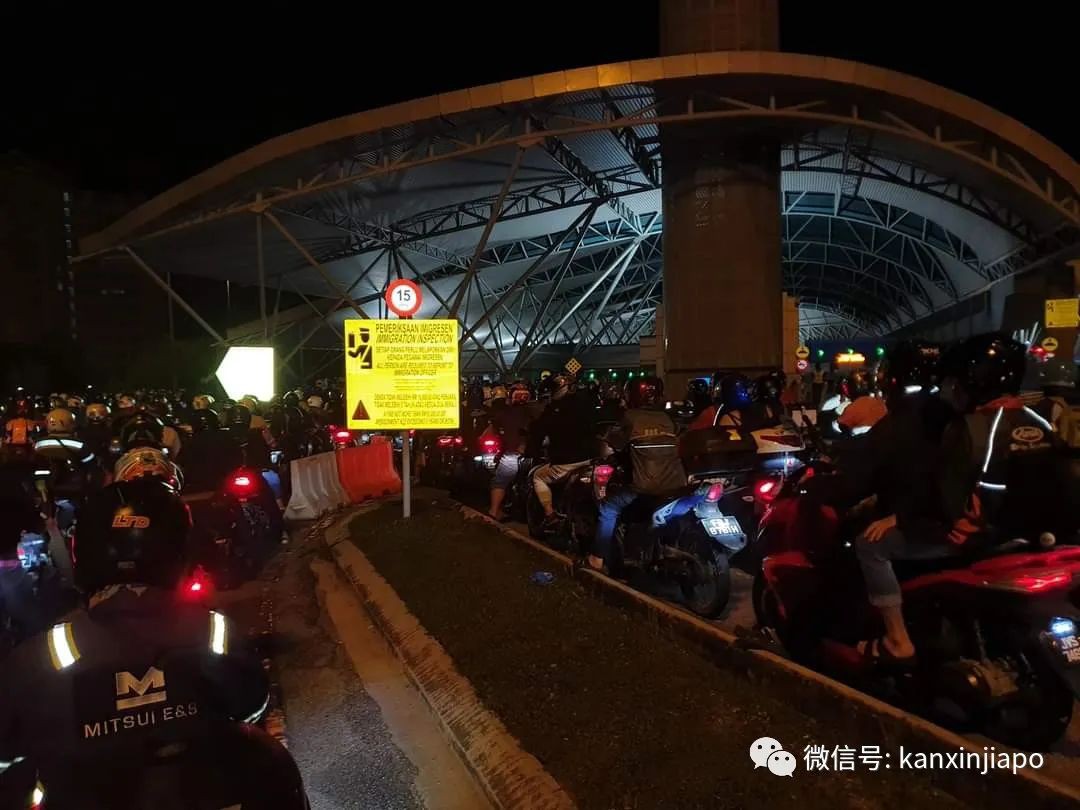 离谱!新山关卡停电14小时,回新加坡也太难了
