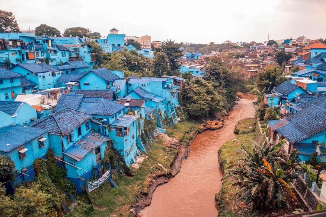 印尼6座绝美彩色村镇，超级出片的网红打卡地