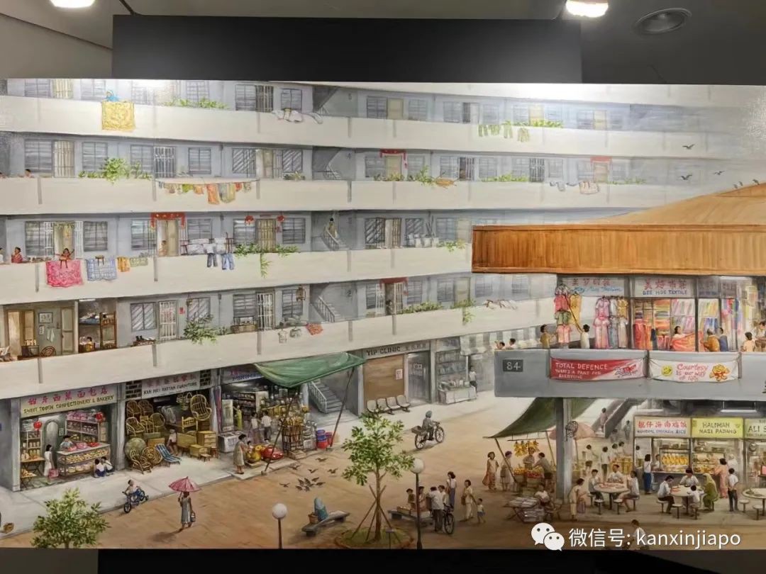 27幅油画组成的新加坡《千里江山图》,构图暗藏玄机展现全岛风貌