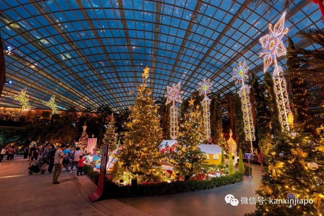 滨海湾花园游客数破亿，黄循财担任颁奖嘉宾并为圣诞仙境打CALL