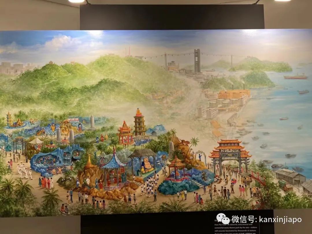 27幅油画组成的新加坡《千里江山图》,构图暗藏玄机展现全岛风貌