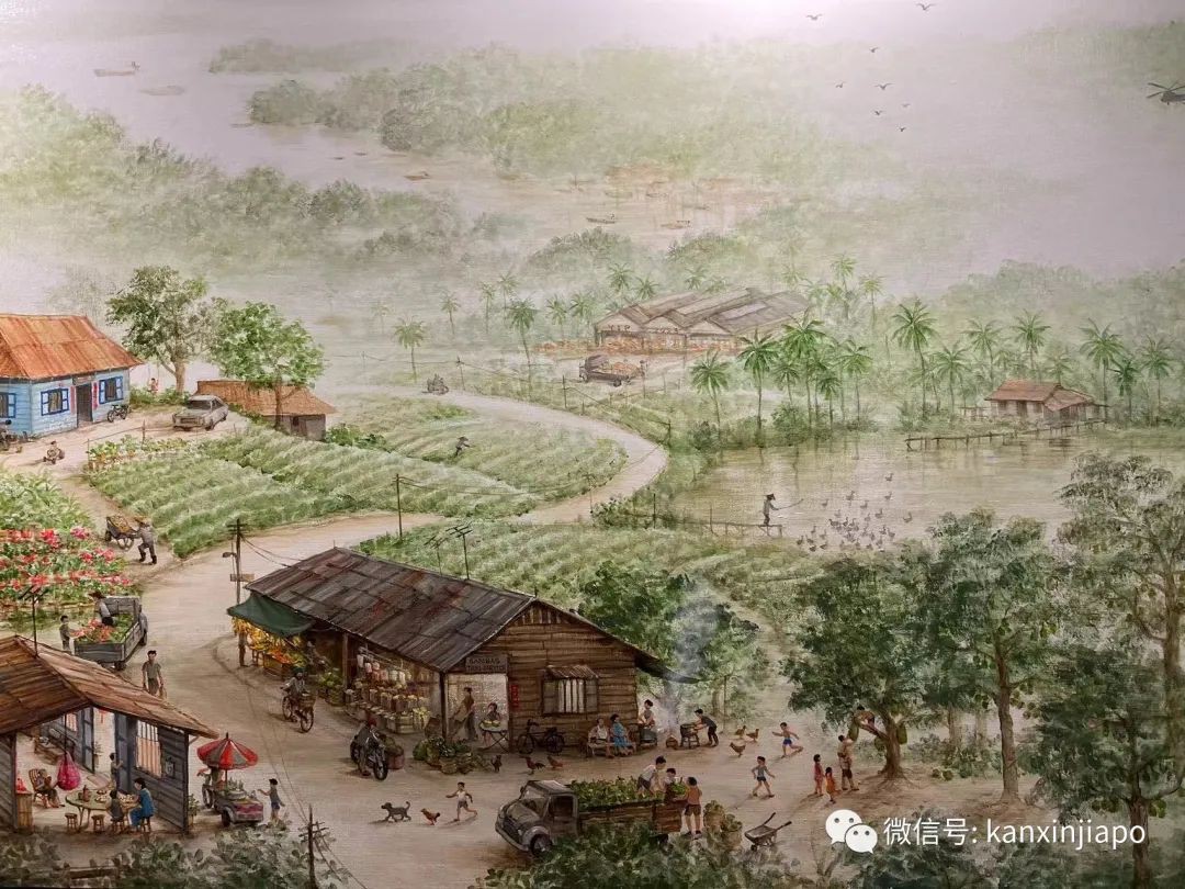 27幅油画组成的新加坡《千里江山图》,构图暗藏玄机展现全岛风貌
