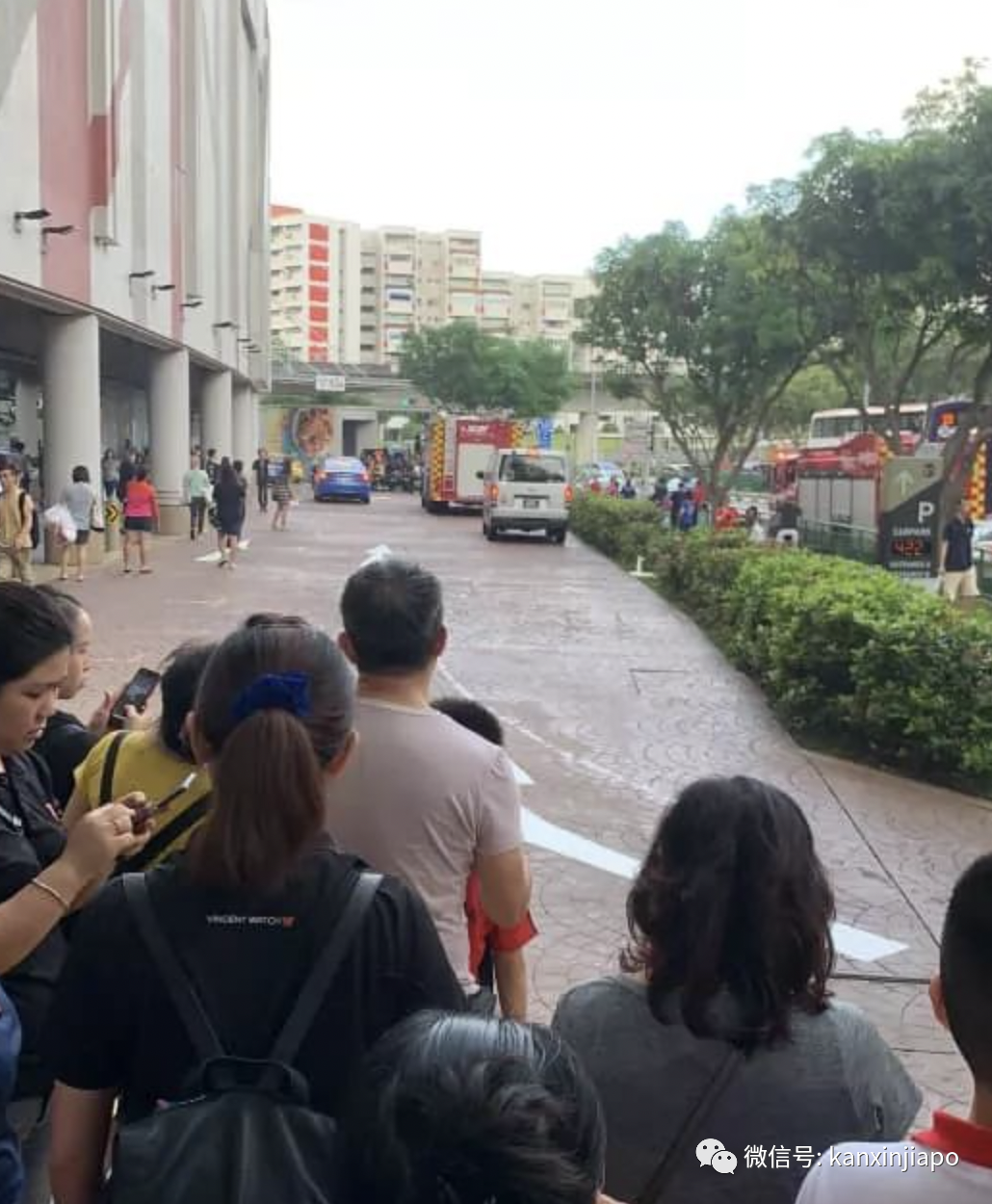 新加坡淡滨尼商场发生火灾！浓烟滚滚，顾客紧急撤离