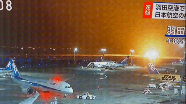 日本羽田机场飞机相撞！5人死亡、100多航班取消、恐怖机舱内影片疯传…新加坡樟宜机场发文