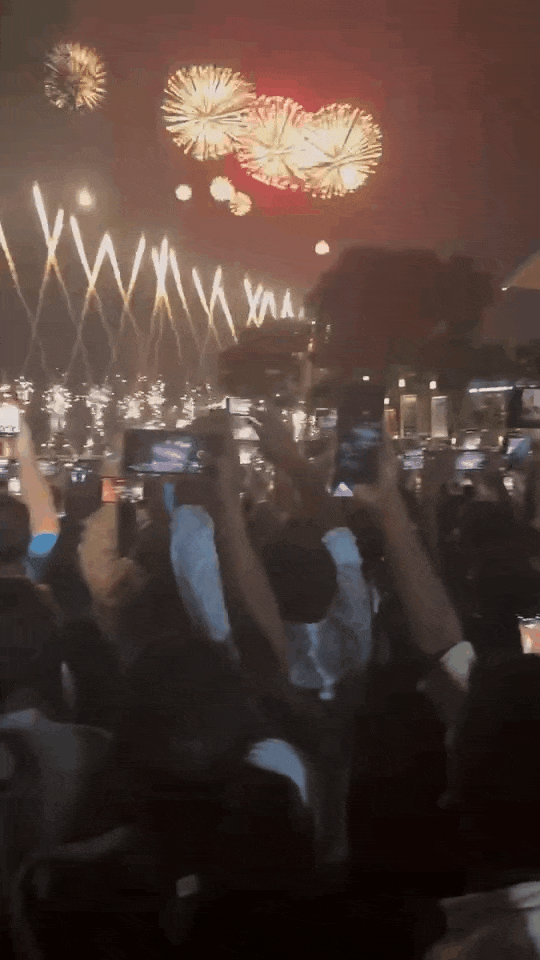 新加坡滨海湾狂欢跨年挤爆了,9个地点紧急临时关闭!烟花秀现场倒数,2024年来了~