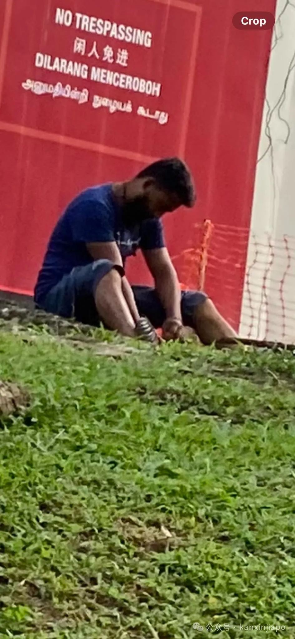 新加坡惊现“洪七公”，男子疑似在公园捕杀大肥鸡