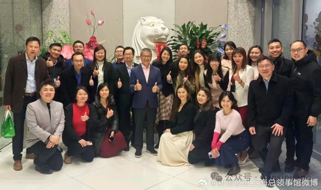 新加坡部长访问上海，积极推动企业发展深化双边交流