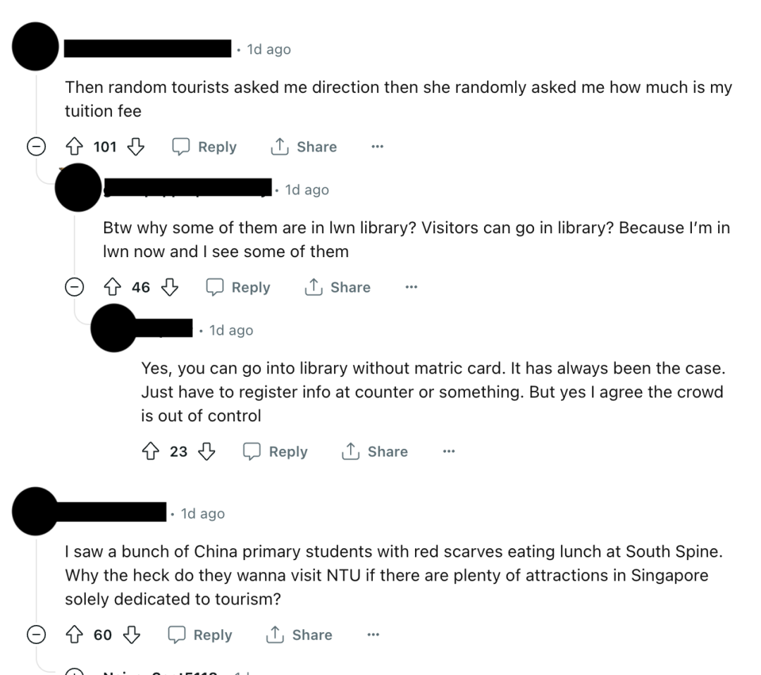 新加坡大学被游客挤！爆！了！