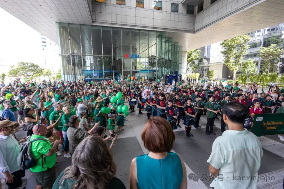 要“戴绿帽”的爱尔兰节日，新加坡卫生部长也参加了