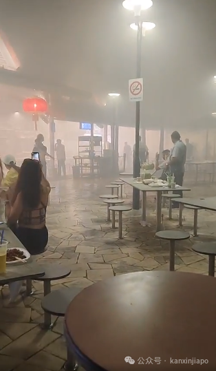新加坡网红熟食中心发生火灾，现场浓烟滚滚！谢霆锋曾来拍节目