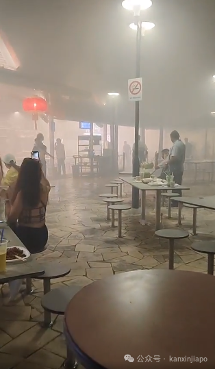 新加坡网红熟食中心发生火灾,现场浓烟滚滚!谢霆锋曾来拍节目