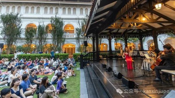 莱佛士酒店的新加坡植物园3场草地音乐会，免费，冲！