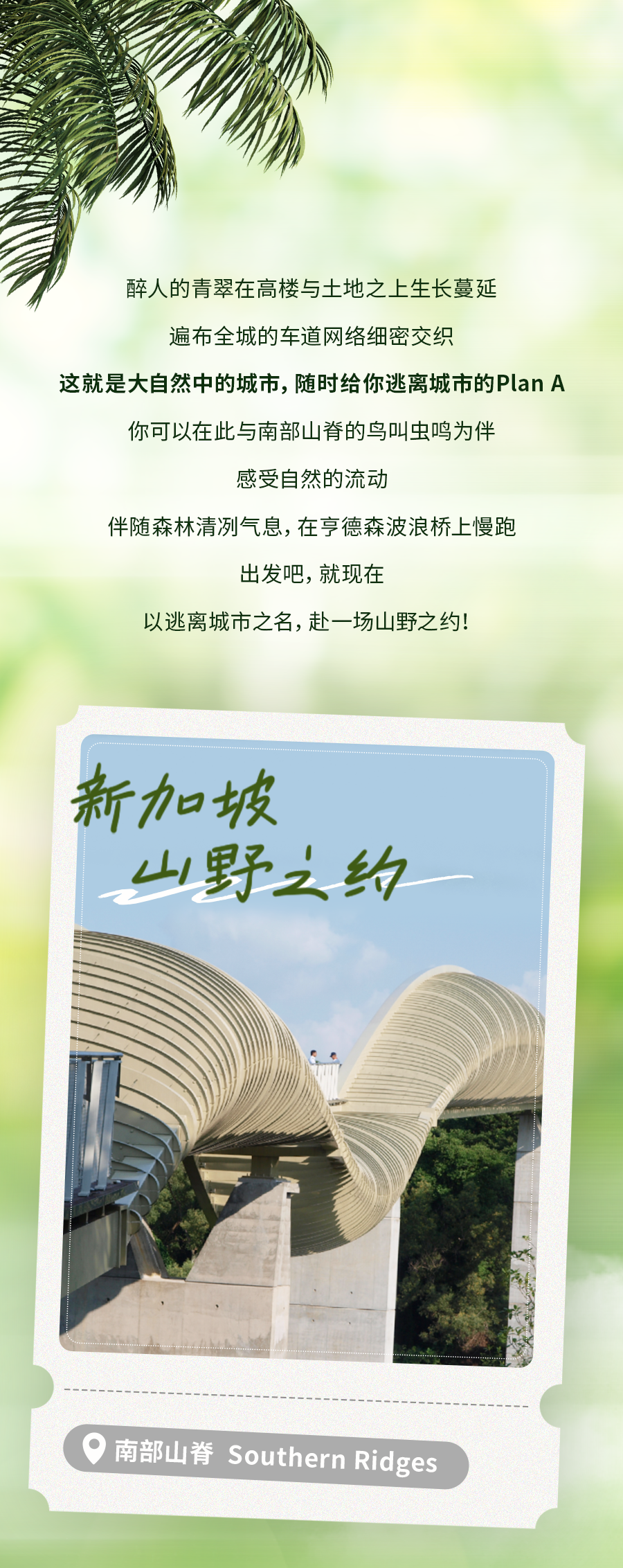现在就开启一个新加坡城市逃离企划