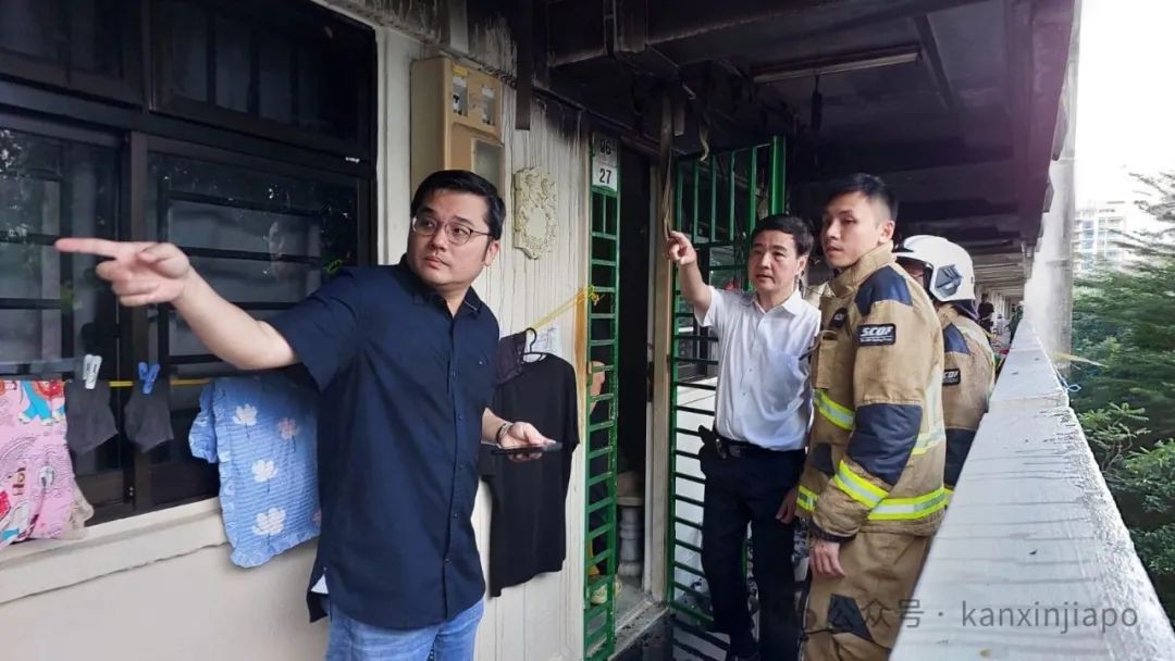 新加坡组屋凌晨失火！1死2伤200人疏散，现场图片曝光