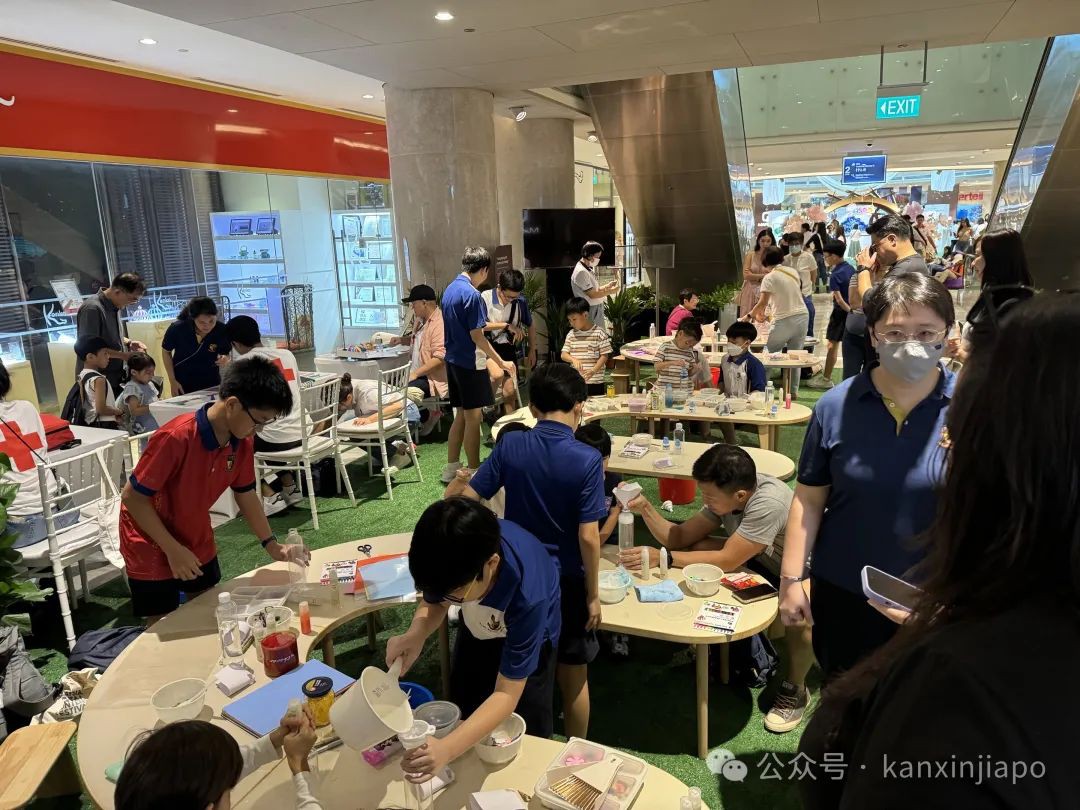 新加坡首届儿童可持续发展市集,部长也来了