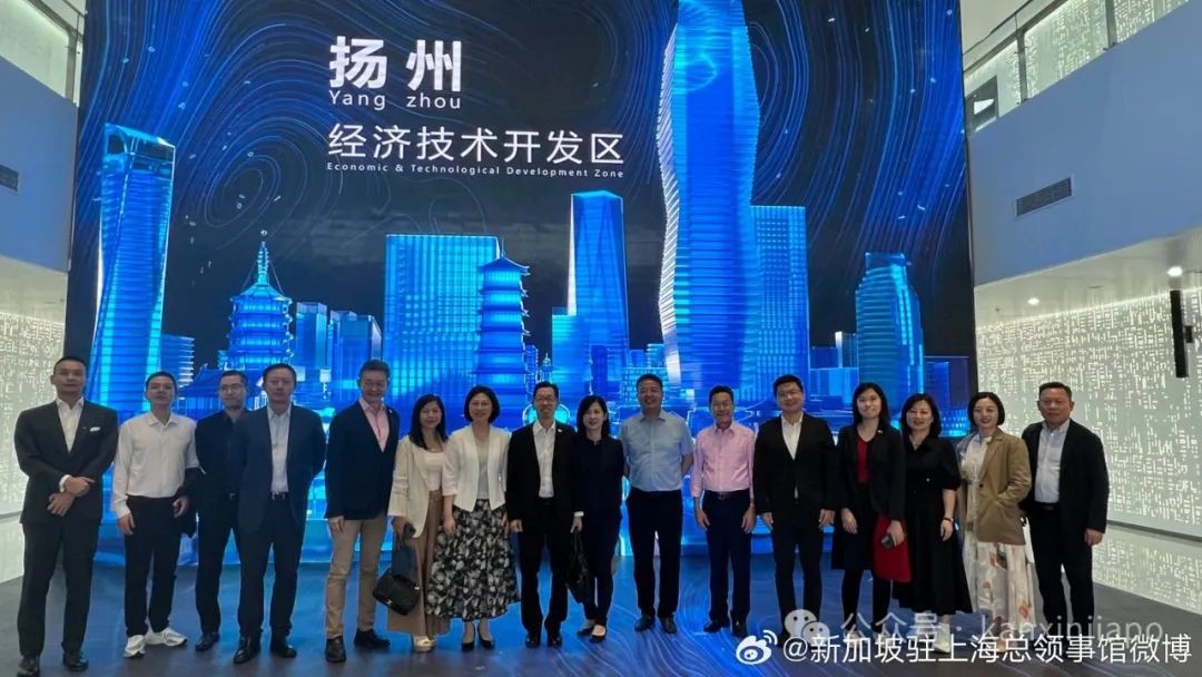 新加坡驻沪总领事率团访扬州,探索市场新机遇