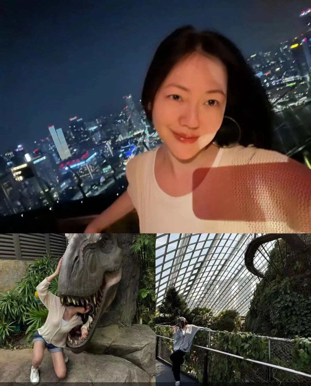 小S全家游新加坡!滨海湾花园,环球影城都打卡了~