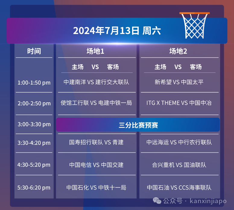 第9届“工行杯”中资企业(新加坡)协会篮球赛盛大开赛