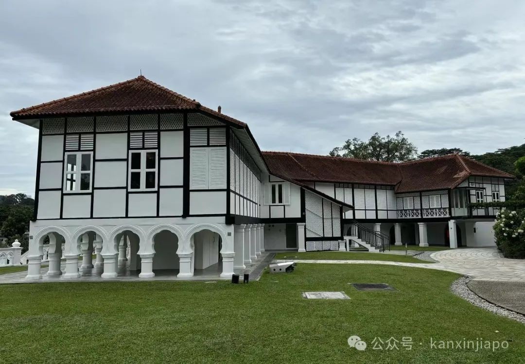 新加坡植物园里典雅大气的黑白屋,原来长这样