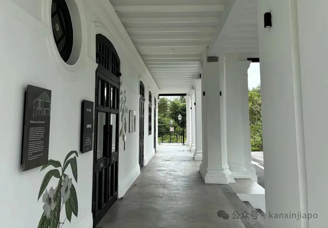 新加坡植物园里典雅大气的黑白屋,原来长这样