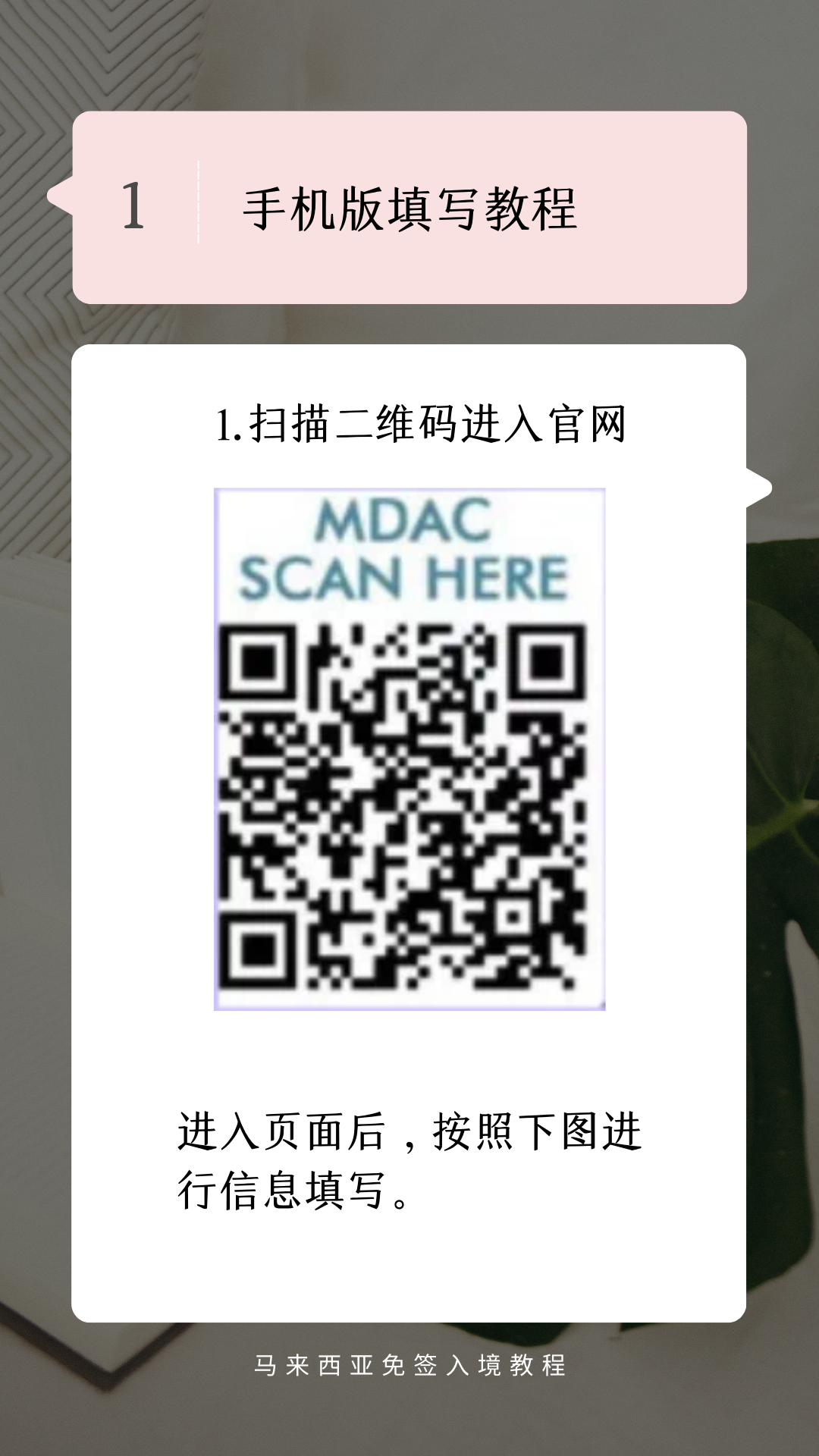 入境马来西亚必备教程！这些资料必填