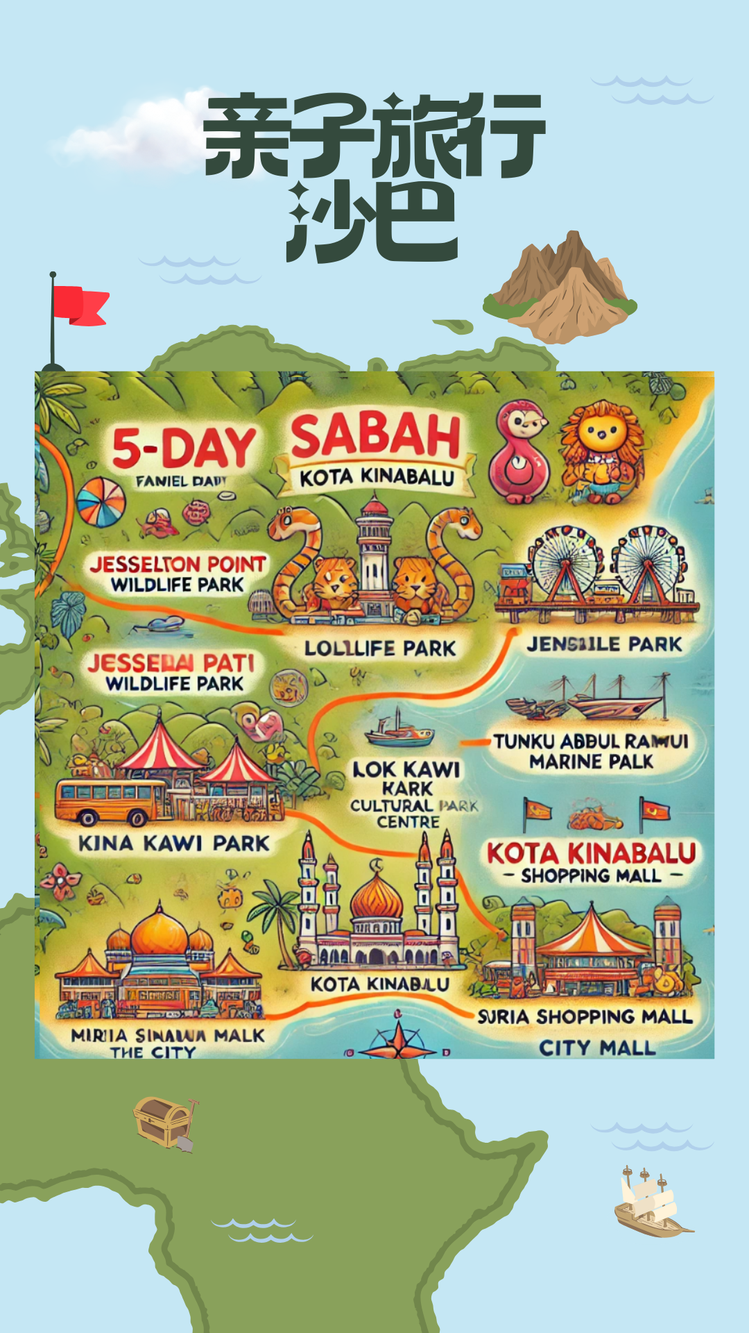 用5天时间，上山下海玩遍沙巴各地景点- 新加坡眼