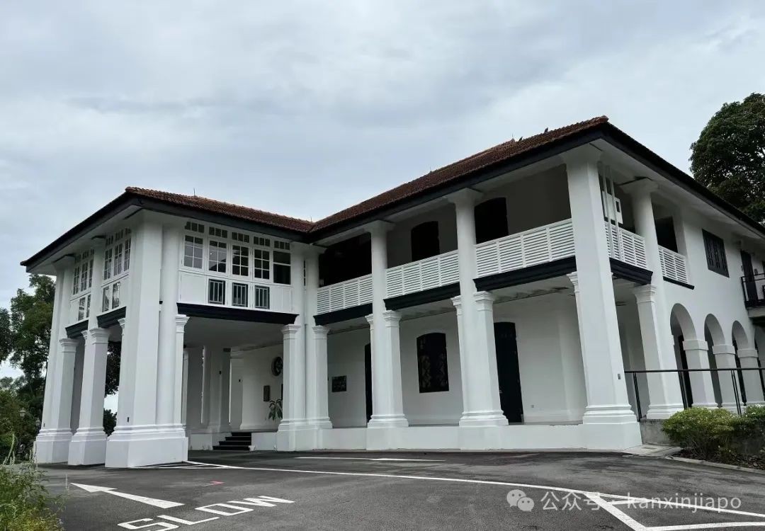 新加坡植物园里典雅大气的黑白屋,原来长这样
