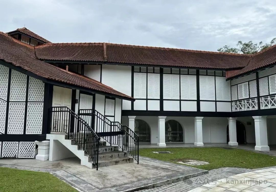 新加坡植物园里典雅大气的黑白屋,原来长这样