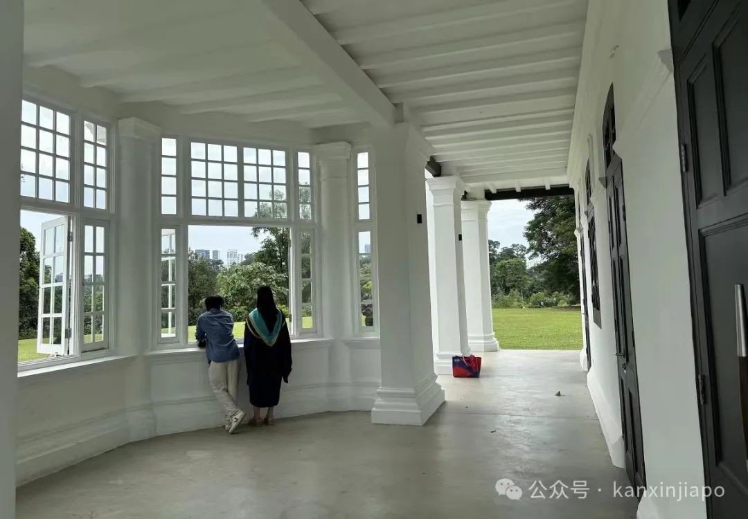 新加坡植物园里典雅大气的黑白屋,原来长这样