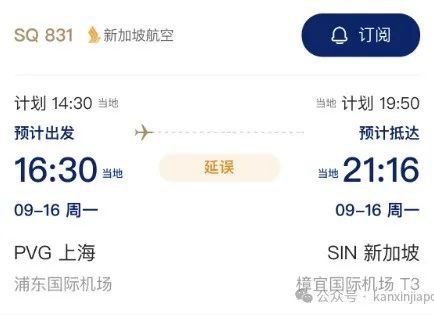 突发！新加坡往返上海航班取消又恢复，网友吐槽做了个深度云攻略！