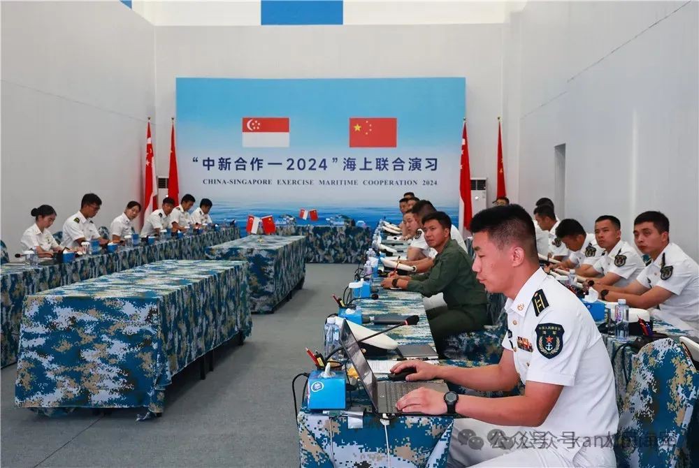 新加坡与中国海军联合演练,五天海上行动正式展开