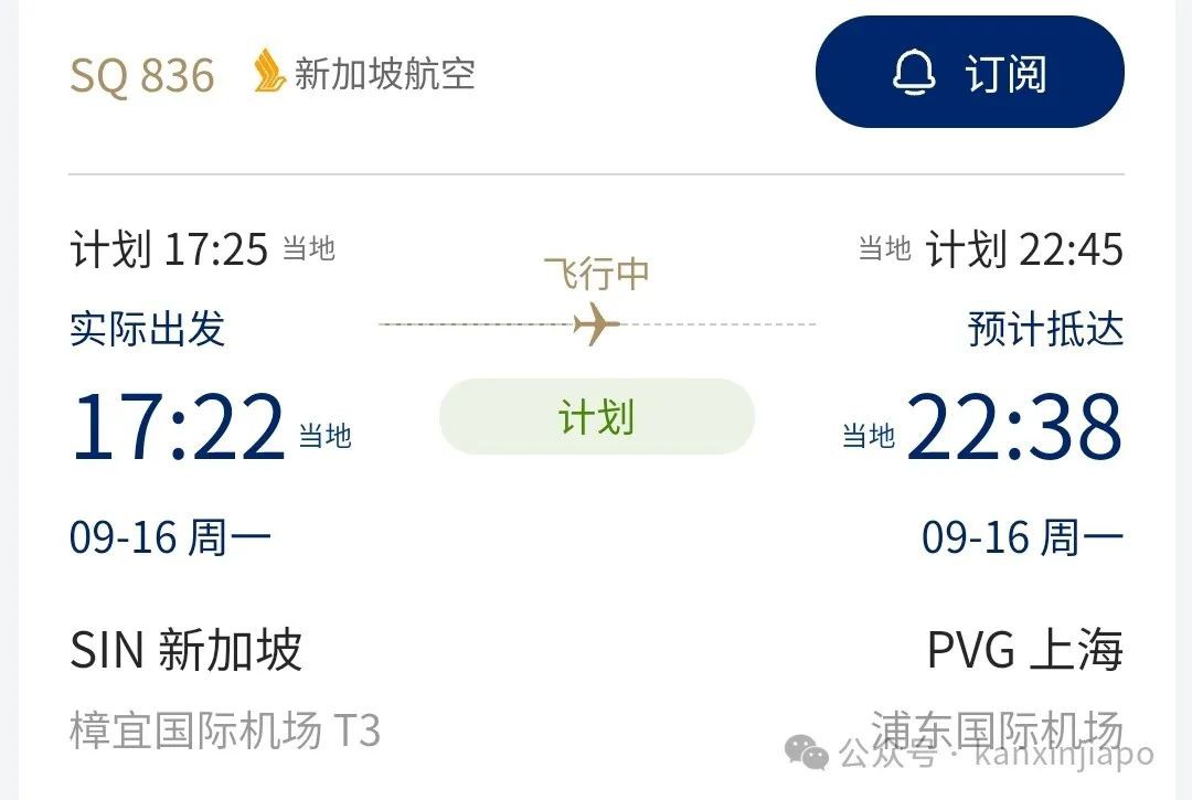 突发！新加坡往返上海航班取消又恢复，网友吐槽做了个深度云攻略！