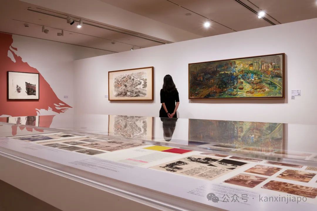 新加坡百岁艺术家个展,总统府珍藏画作都拿来展出了