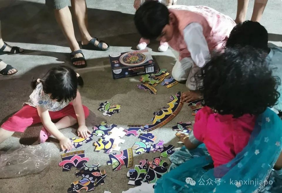 在公寓组织了一场屠妖节庆祝晚会!印度小吃,海娜纹身都安排上了
