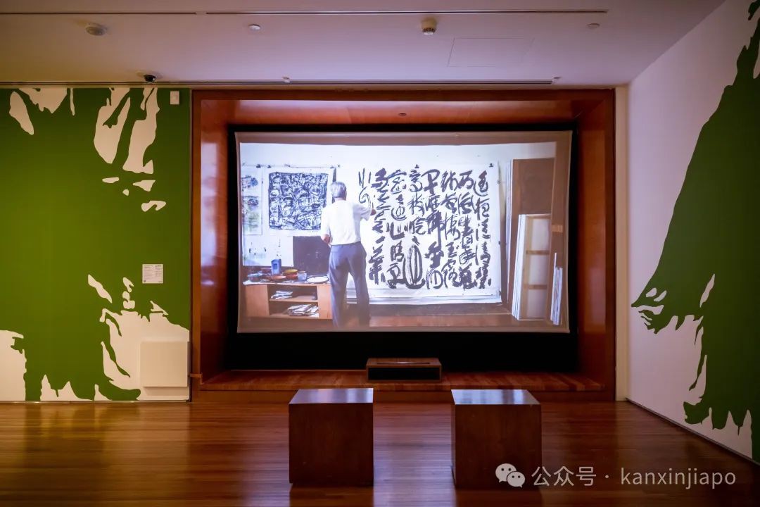 新加坡百岁艺术家个展,总统府珍藏画作都拿来展出了