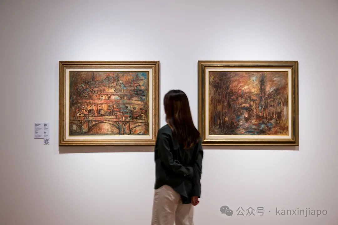 新加坡百岁艺术家个展,总统府珍藏画作都拿来展出了