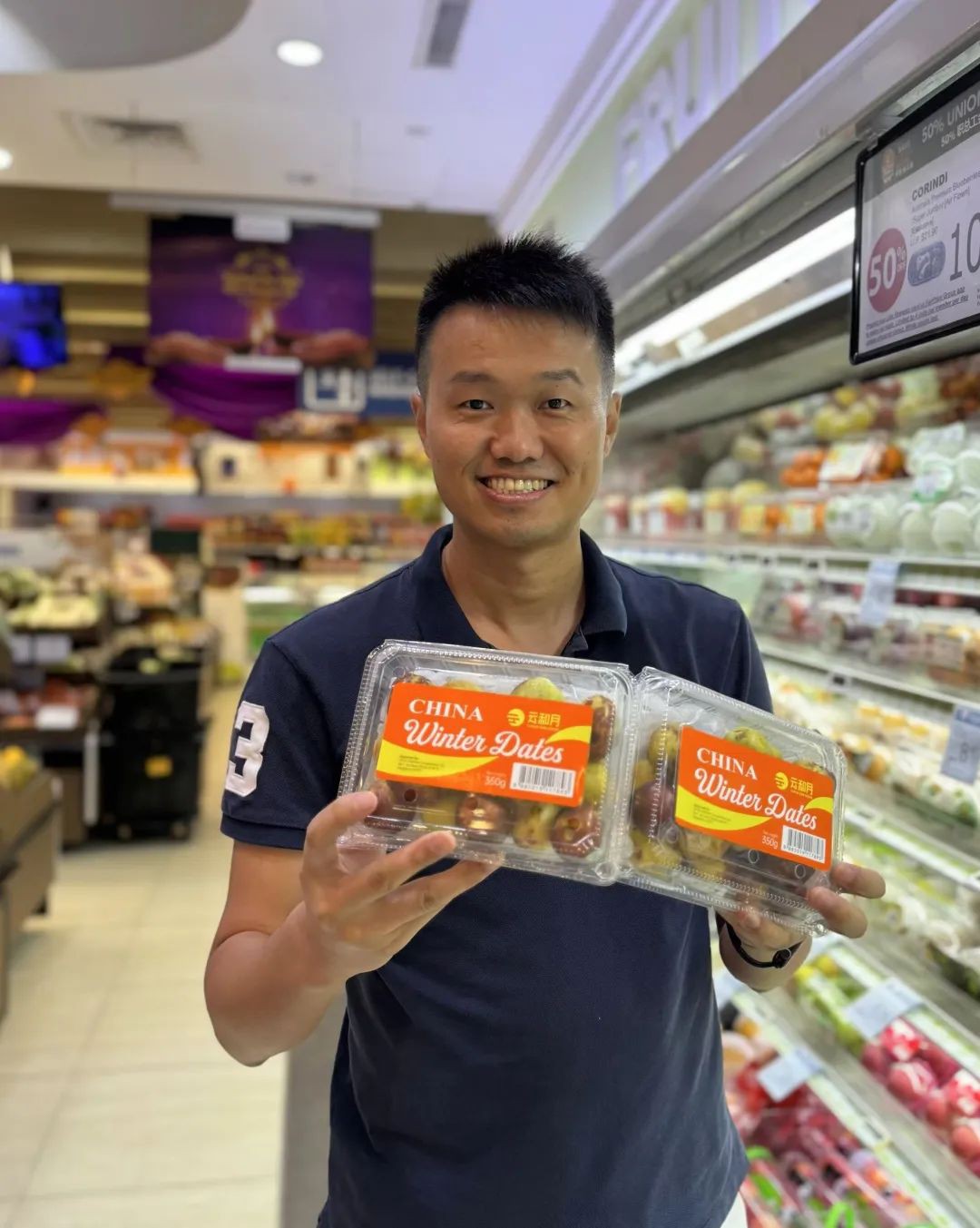 今年第一批冬枣,已经抵达新加坡,FairPrice超市见
