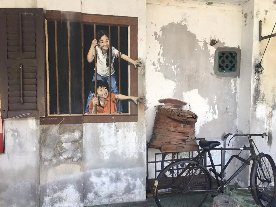 盘点马来西亚槟城必打卡壁画,都在同一区域,超有人文社区!