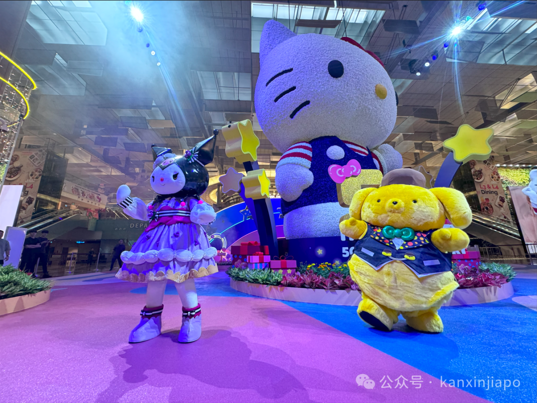 8米高Hello Kitty,首个水上乐园亮相樟宜机场!还有一大波三丽鸥周边...