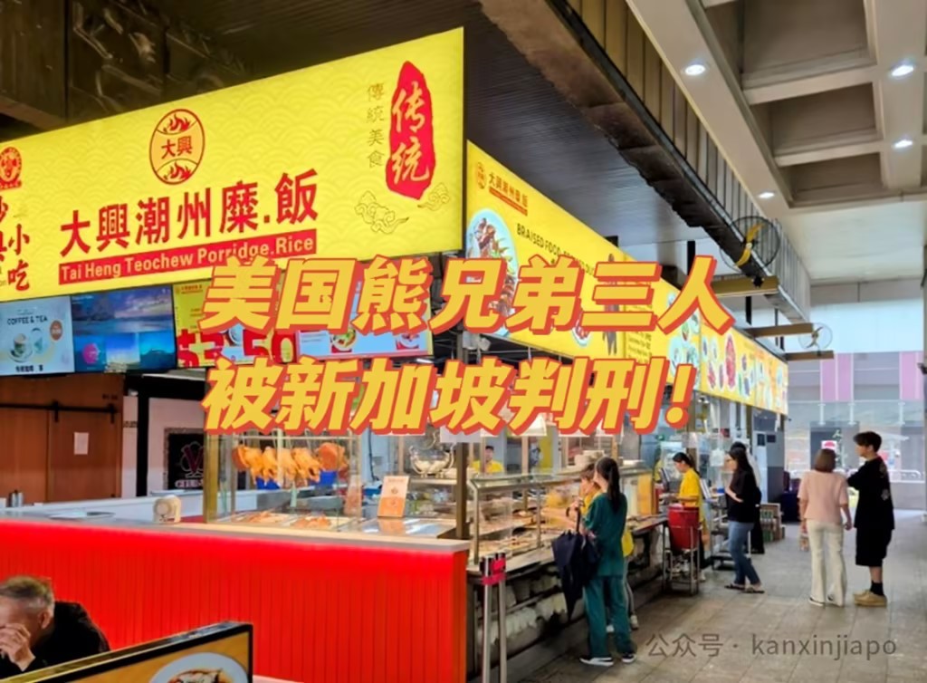 不作死就不会死,美国熊兄弟三人被新加坡判刑!