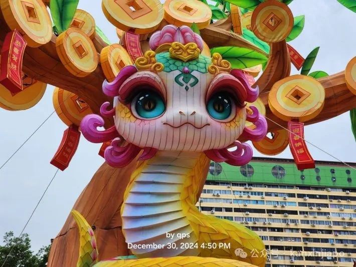 牛车水,大眼萌!新加坡蛇年灯饰好评如潮