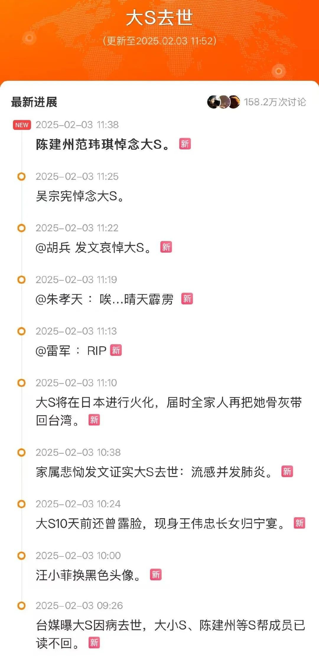 突发！大S去世，年仅48岁