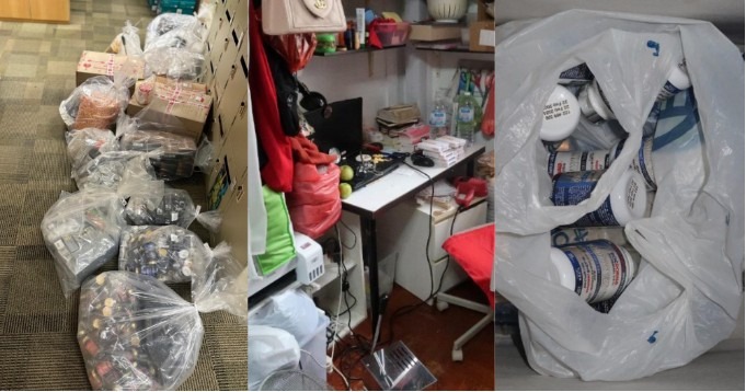 新加坡卫生科学局突击组屋,捣毁非法壮阳药制造点