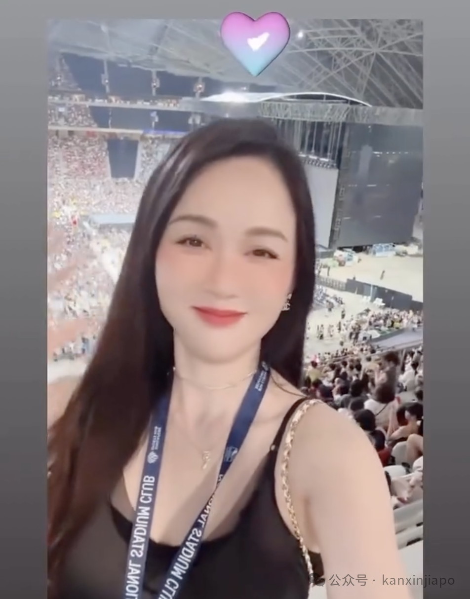 陈乔恩在社交平台发布比心视频。